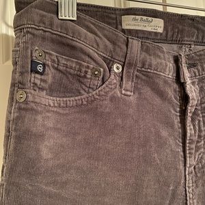 AG corduroys— ballad fit, slim bootcut.
